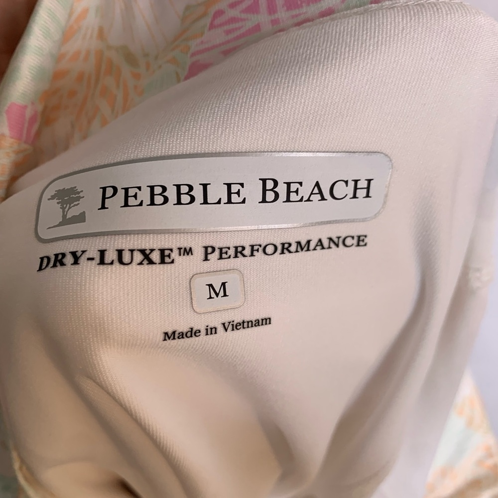 Pebble beach Blue Glass 16.5 " Skort With Bow Colorful Ocean print Golf Skirt M - Picture 6 of 9